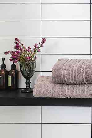 Ecotton Рушник махровий Ecotton 70х140 см високої щільності 550 г/м² коричневий Capuccino 1 шт. Коломыя