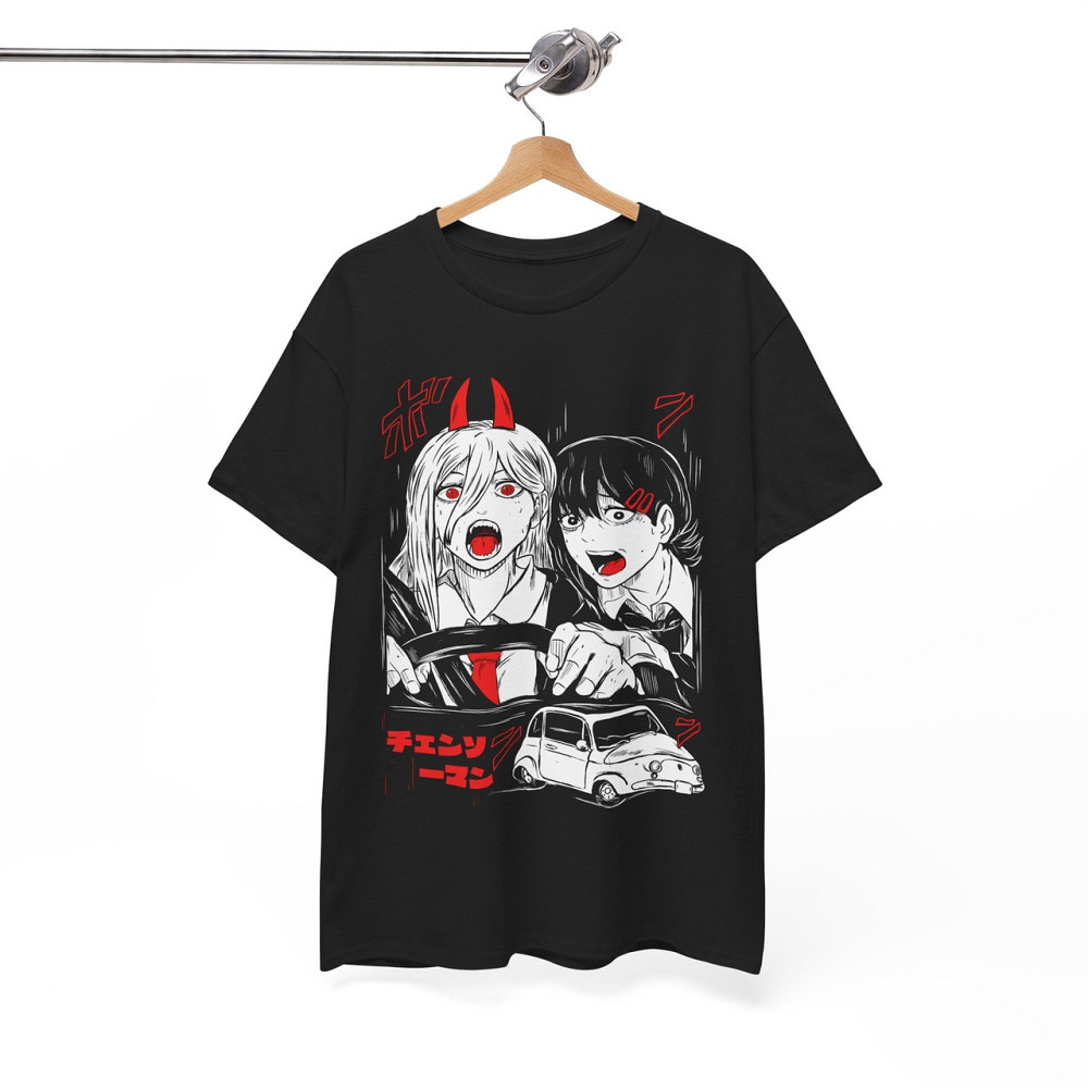 Футболка для мальчика аниме Человек-бензопила оверсайз (рост от 165 до 180 ) Черний AnimeJ0435m Днепр - изображение 6