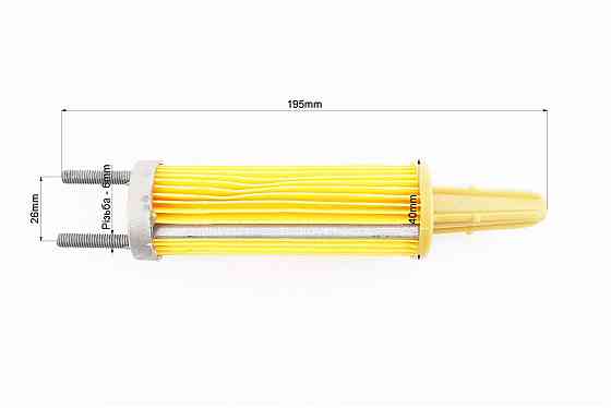 Фільтр паливний - елемент 11см 186F (можливо пом'яті) Київ