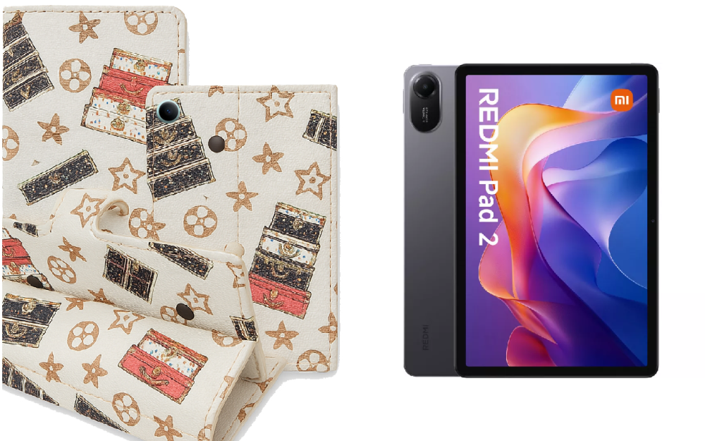 Книга-трансформер для планшета Xiaomi Redmi Pad 2, цвет Black Lyi White Киев - изображение 1