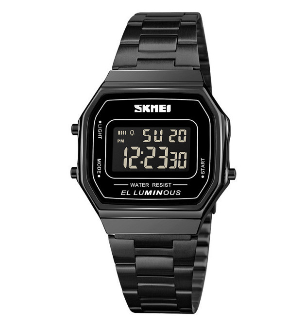 Чоловічий наручний годинник Skmei 1647 (Чорні) Вінниця - фото 2