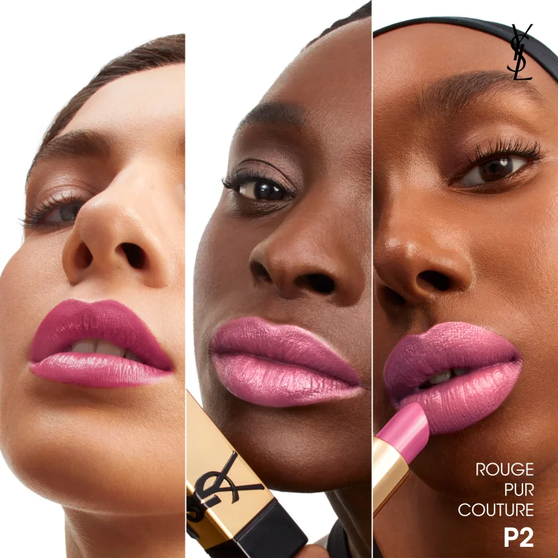 Помада для губ Yves Saint Laurent Rouge Pur Couture Caring Satin Lipstick P2 Rose No Taboo Славянск - изображение 4