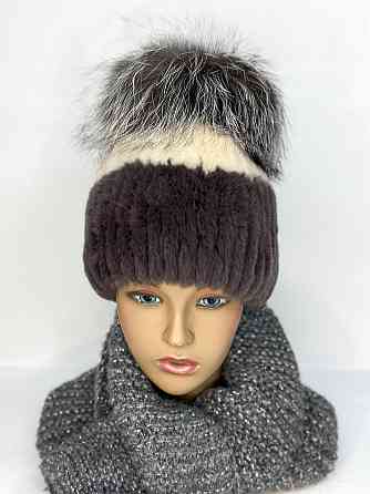 Шапка хутряна жіноча бон Джина Rex Коричневий Харків