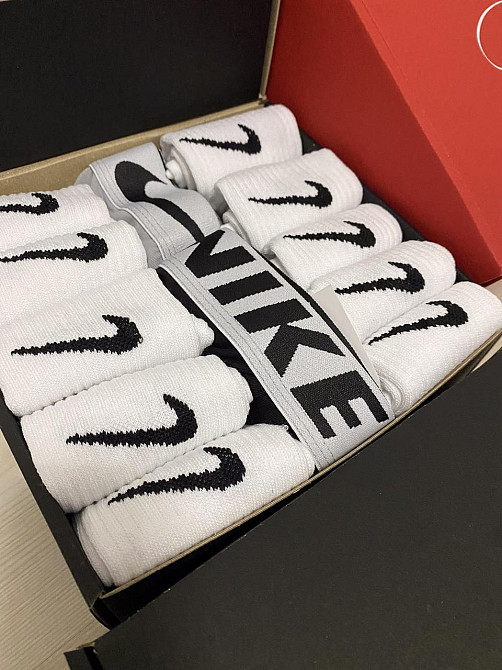 АКЦИЯ носки и трусы🎁 Подарочный набор Nike (12 пар носков + 2 боксера) Киев - изображение 1