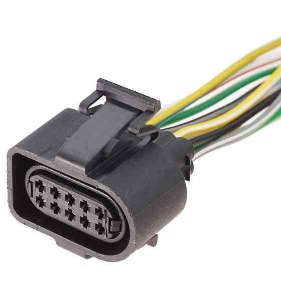 Разьем коннектор с проводом, 10-кон.,  963640-1, 3A0973715,  VAG, TE Германия, Франция, Audi, Bugatti, Porsche, Seat, Skoda, VW Киев