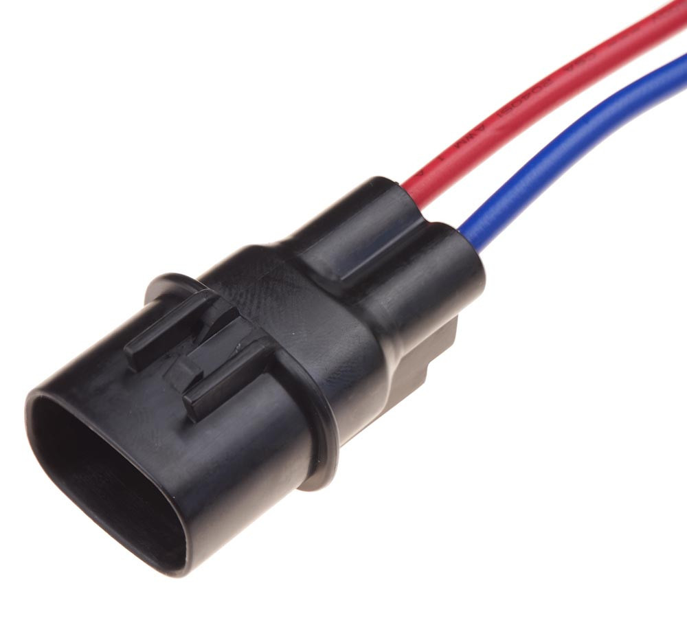 Разъем коннектор с проводом, 2-кон., Мотор Вентилятора, Япония универс., Моторный Mitsubishi 47209 Киев - изображение 1