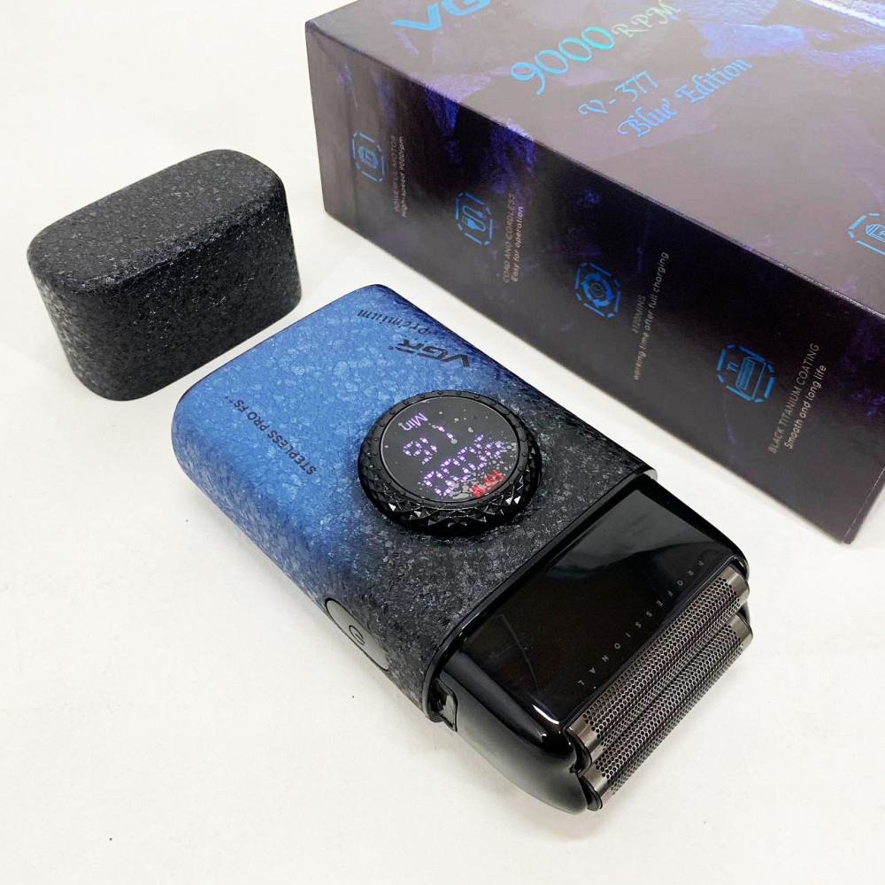 Електробритви для чоловіків SHAVER VGR V-377, Багатофункціональний тример для стрижки волосся і бороди JC-75 Львів - фото 18