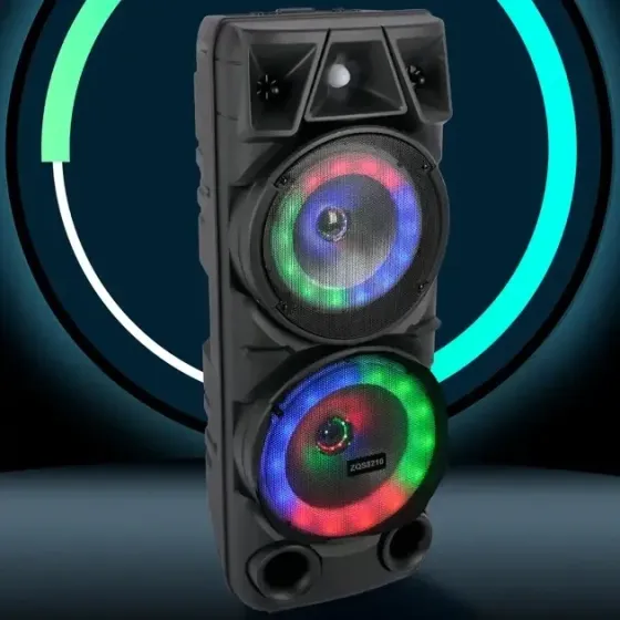 ZQS2801 Портативна Bluetooth колонка 20 Вт, 2x8", 4500 мАг, пульт ДК, мікрофон, музика скрізь Одеса