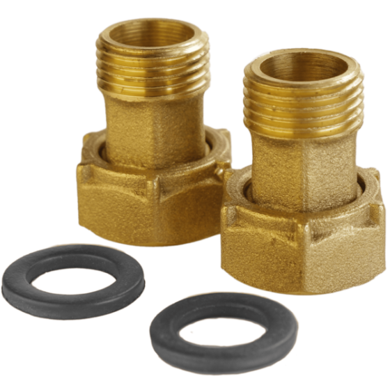 Гайки+штуцера до водоміра DN15(1/2") пара Харків