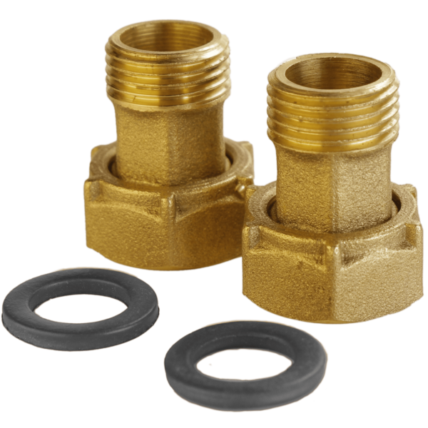 Гайки+штуцера до водоміра DN15(1/2") пара Харків - фото 1