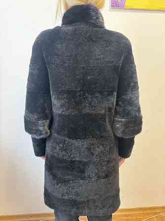 Натуральна Шуба з мутона та норки з відстібними рукавами Луцьк