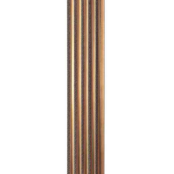 Рейка декоративная PS 2900х115х12мм Под коричневую кожу с бронзой SW-00002135 Днепр