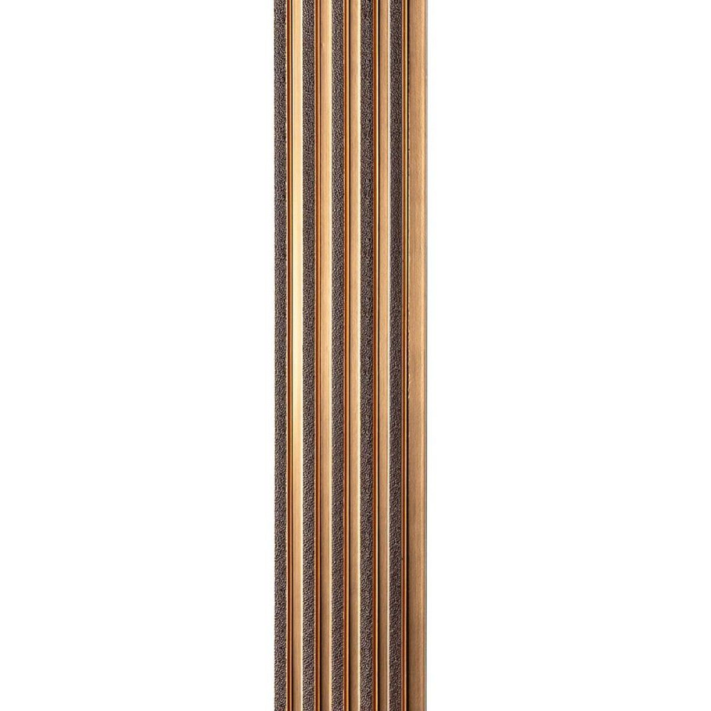 Рейка декоративная PS 2900х115х12мм Под коричневую кожу с бронзой SW-00002135 Днепр - изображение 5