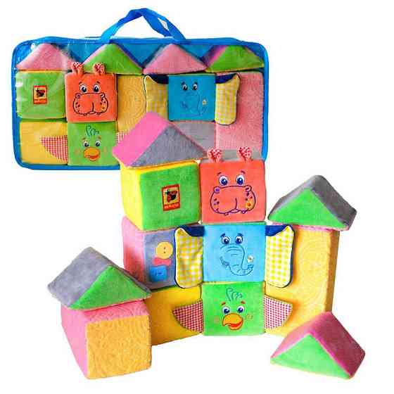 Детский мягконабивной Максиконструктор МС 090602-07, 12 элементов Винница