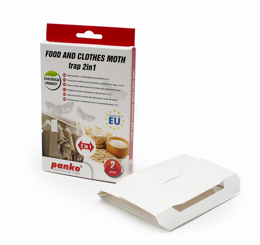 Пастка 2 в 1 для молі харчової та платтяної Panko, 2 шт. Київ - фото 1