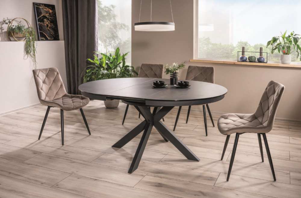 Стілець RALPH VELVET чорний каркас/темний беж BL.40 Київ - фото 8