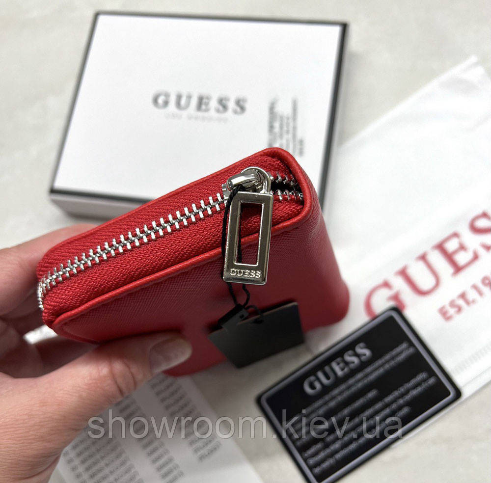 Жіночий маленький гаманець Guess (1211-1) red Київ - фото 4