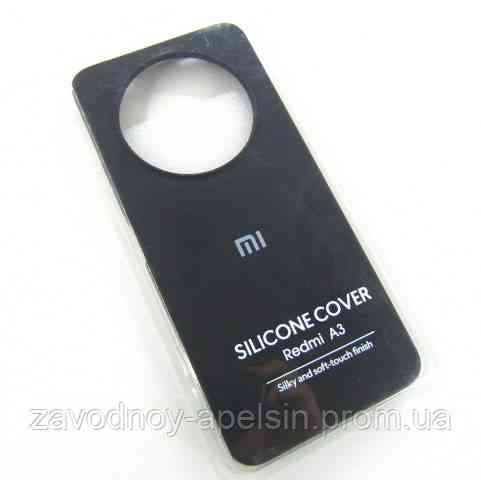 Xiaomi Redmi A3 Чохол силіконовий (чорний) Одеса