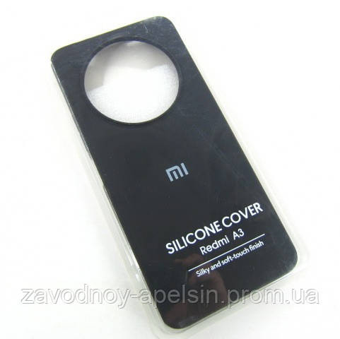 Xiaomi Redmi A3 Чохол силіконовий (чорний) Одеса - фото 2