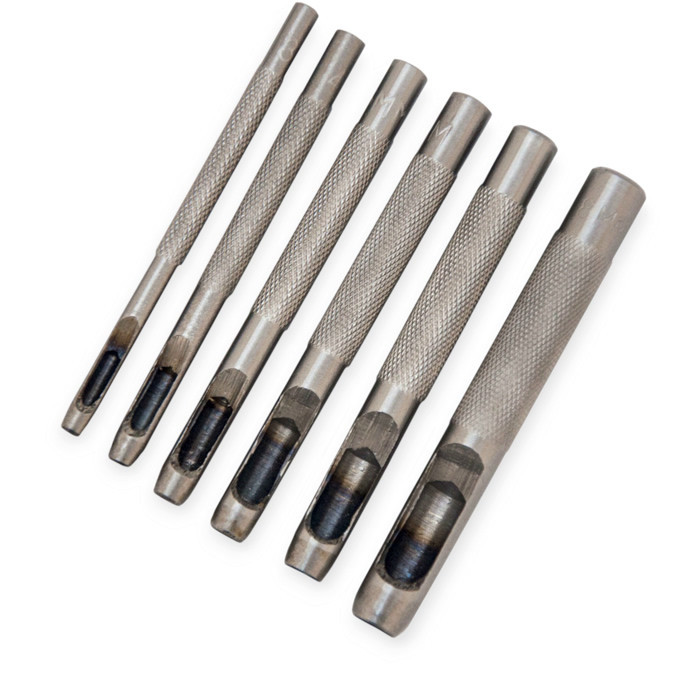 Набір просічок для вирубування прокладок 6 шт, 3-8 мм (PVC упаковка) Мукачево - фото 1