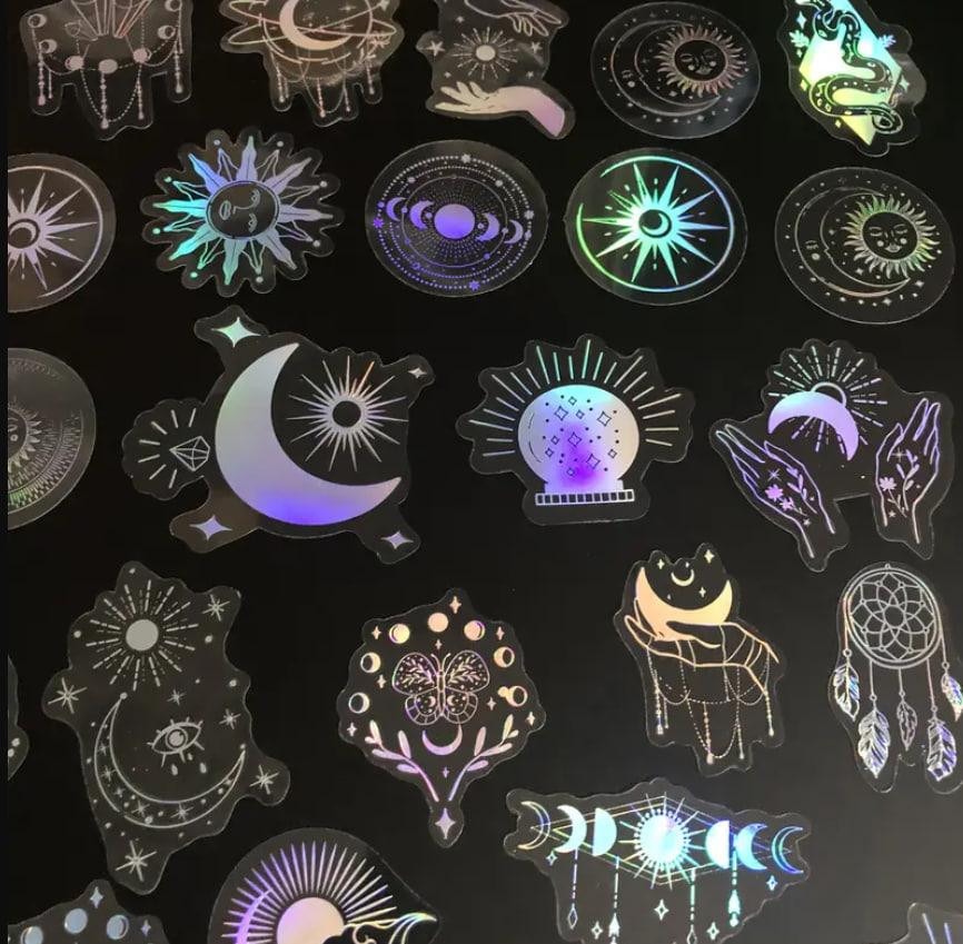 Голографические блестящие наклейки. Стикеры. Наклейки для велосипеда, для компьютера, ноутбука, набо Киев - изображение 5