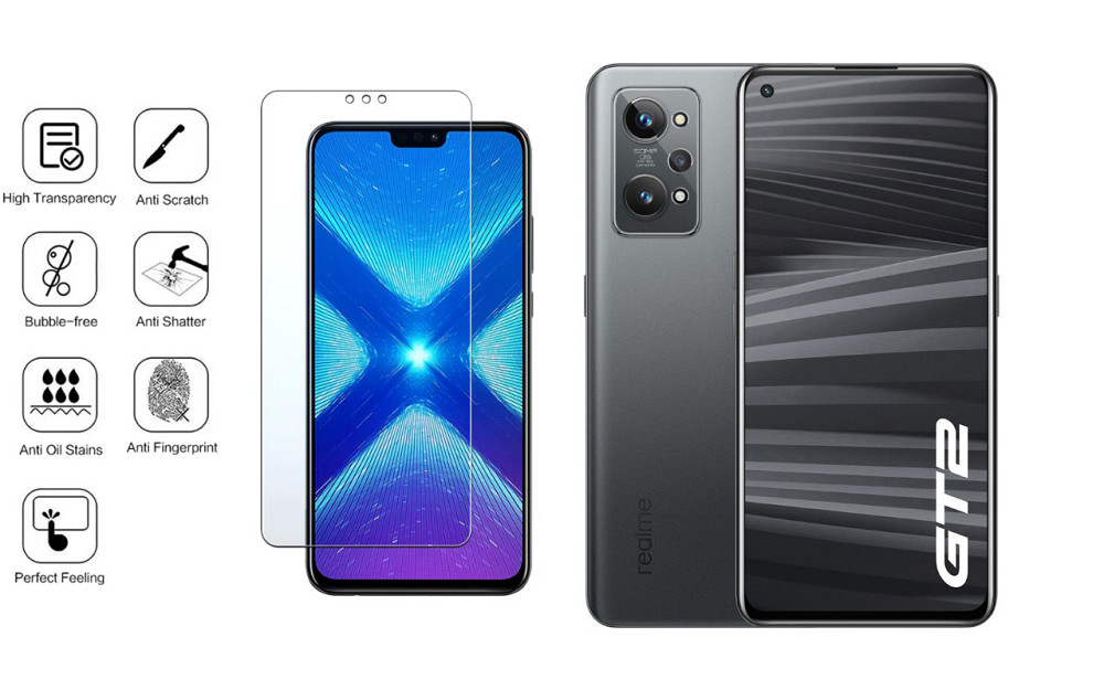 Защитное стекло NeoGlass для Realme GT2, Realme GT2 Pro – ультрапрозрачное и устойчивое Киев - изображение 4