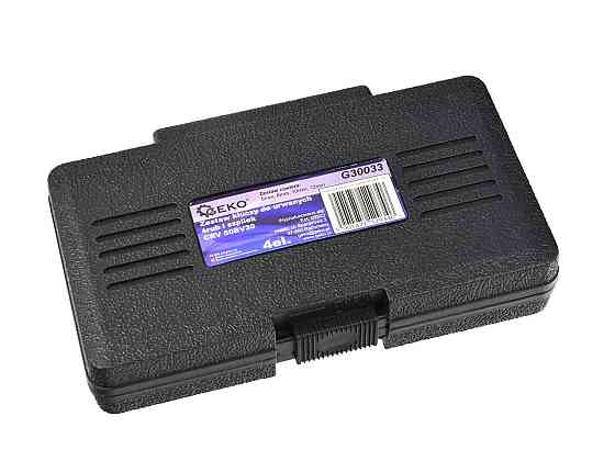 Набір Екстракторів "GeKo" для зламаних болтів та шпильок (6, 8 ,10, 12 мм), к-т 4 шт. [CrV 50BV30] під вороток 1/2" Стрий