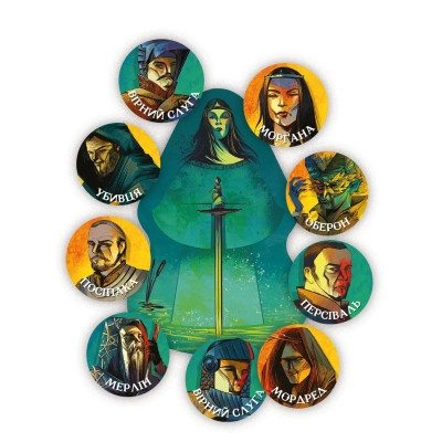 Настольная игра Geekach Games Аваллон. Новая версия (Avalon) (GKCH110ARN) Винница - изображение 2