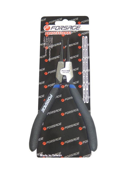 Знімач стопорних кілець прямий на розтиск (L-180мм) Forsage F-609180SS Одеса - фото 1