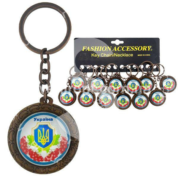 Брелок на ключи Герб Украины 12 шт Киев - изображение 1