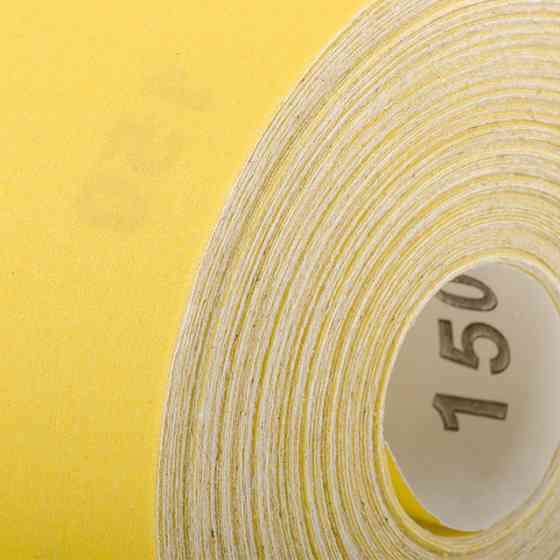 Шкурка шліфувальна, паперова основа, К150, 115 мм × 50 м INTERTOOL BT-0822 Київ