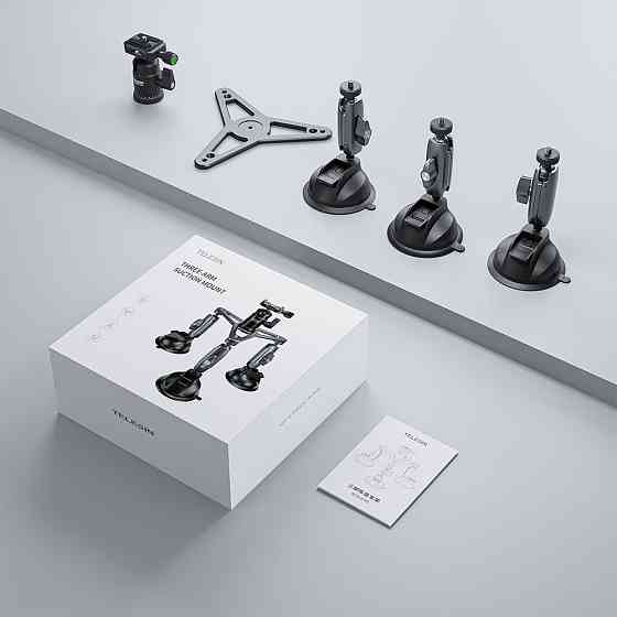 Присоска для камеры усиленная тройная Telesin TE-TSB-001 Киев