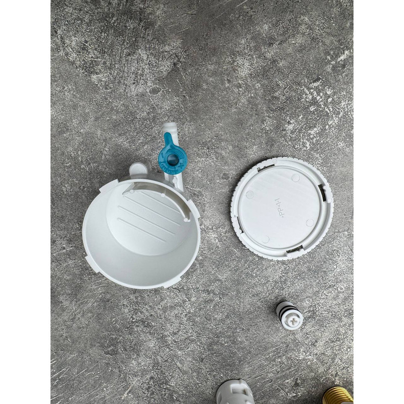 Комплект арматури: KOER KT-0304-1/2" НАПОВНЮВАЛЬНА з УНІВЕРСАЛЬНИМ підведенням + Холдер для освіжаючих пігулок для унітазу, Київ - фото 4