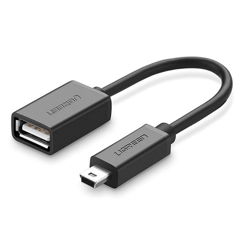 Mini USB OTG кабель-адаптер Ugreen US249 (Черный, 12см) Николаев - изображение 1