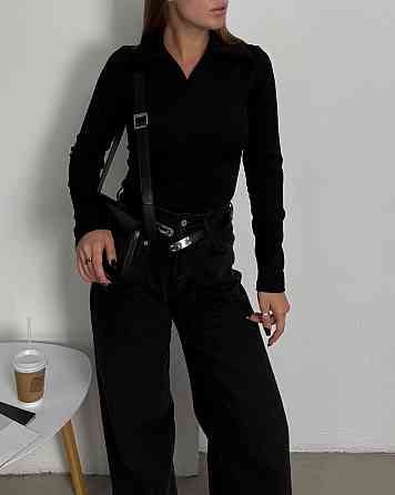 Женский базовый теплый гольф Рубчик на флисе с начесом Одесса