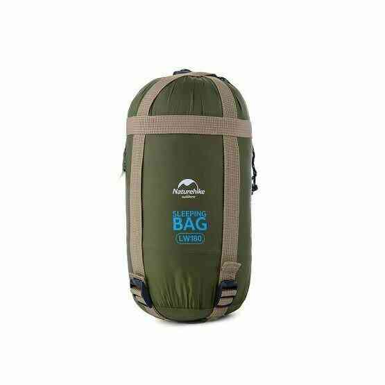 Спальник надлегкий Naturehike Ultra light LW 180 NH15S003-D, (20 °C), p-p M, правий, темно-зелений Київ