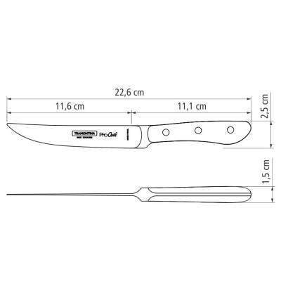 Кухонний ніж Tramontina Prochef 127 мм (24153/005) Вінниця - фото 3