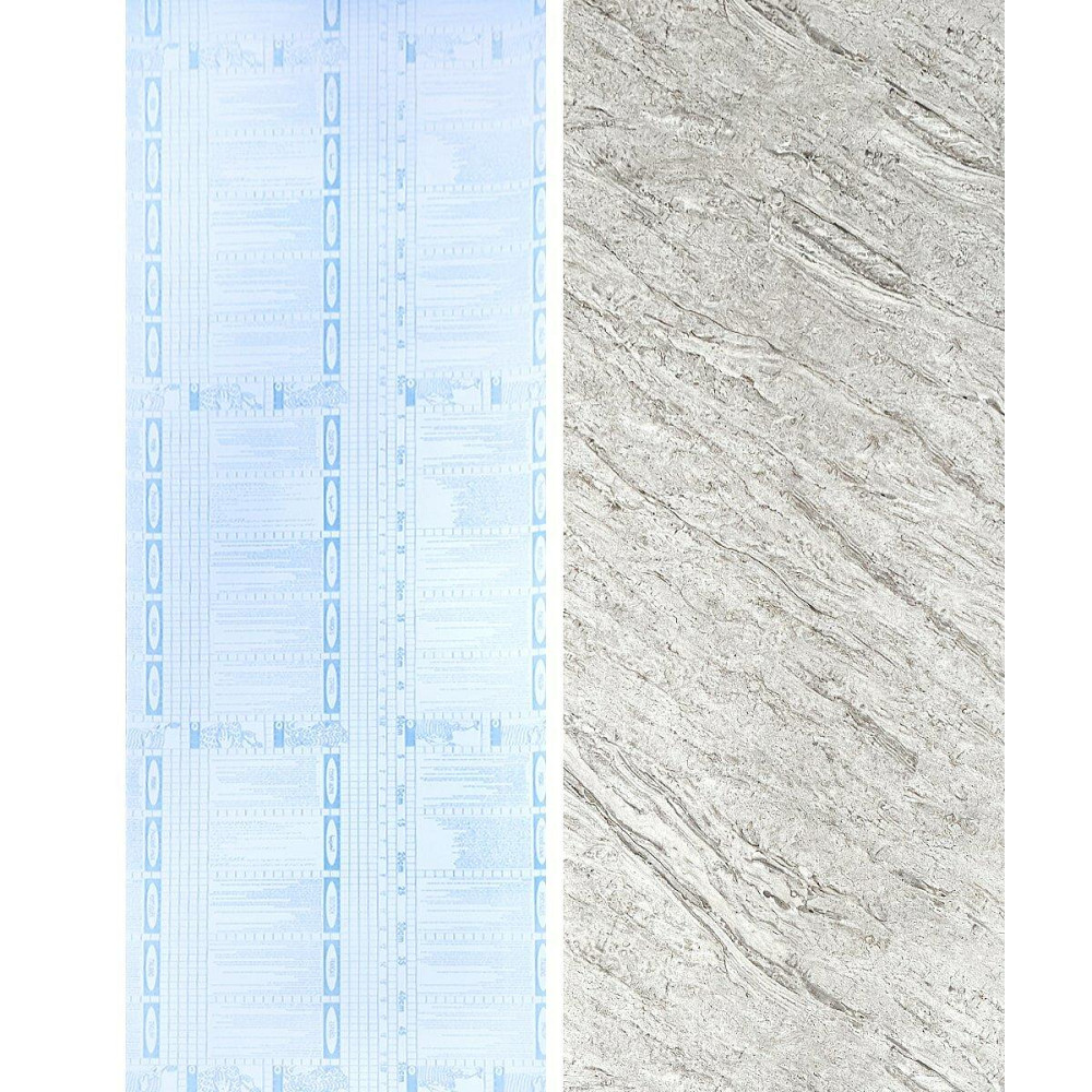 Самоклеюча плівка 0,45х10м х 0,07мм Біло-сірий мармур SW-00001275 Київ - фото 4