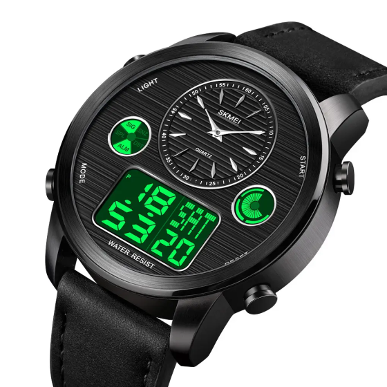 Чоловічий спортивний годинник Skmei 1653 (Чорний) Вінниця
