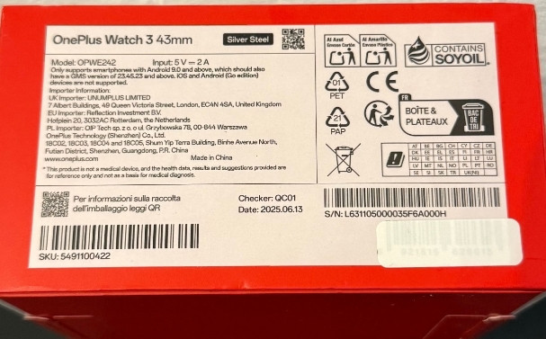 OnePlus Watch 3 – 43 мм, White. Київ - фото 1