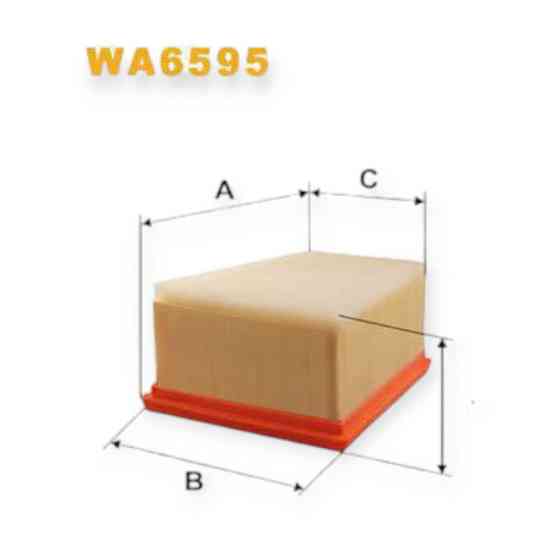 Фільтр Logan 1,6 16v Symbol, Kangoo,Clio повітряна трапеція Мукачево