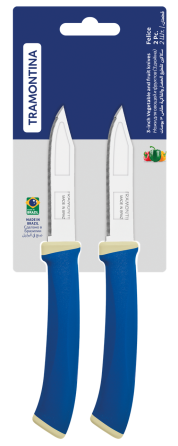 Набор ножей TRAMONTINA FELICE blue, 2 предмета (6852748) Киев