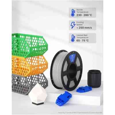 Пластик для 3D-принтера ELEGOO PETG 1кг, 1.75мм, black (50.203.0385) Вінниця