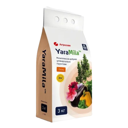 Добриво грунтове комплексне універсальне 3кг Осінь Yara Mila Житомир