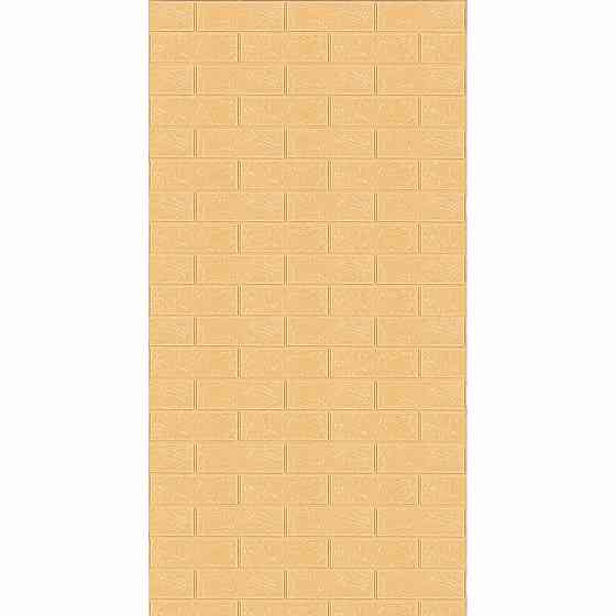 Самоклеюча 3D панель Бежева цегла Київ