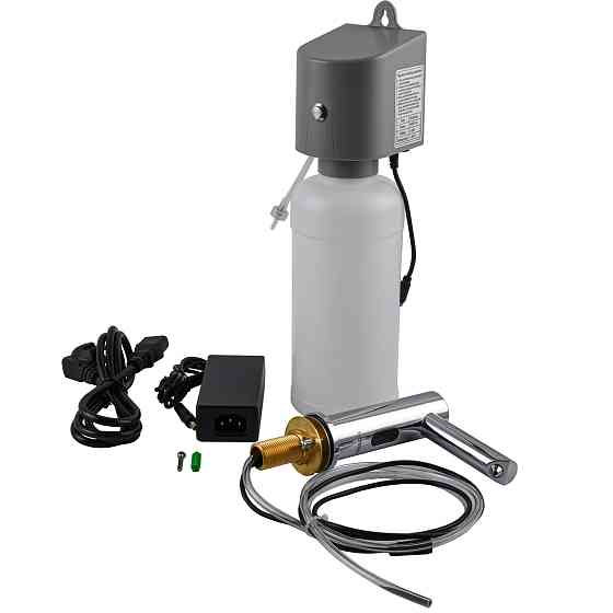 Дозатор рідкого мила сенсорний на умивальник HOTEC 13.515-DC/AC 220V/240V трансфор,,латунь,1000мл Тернопіль