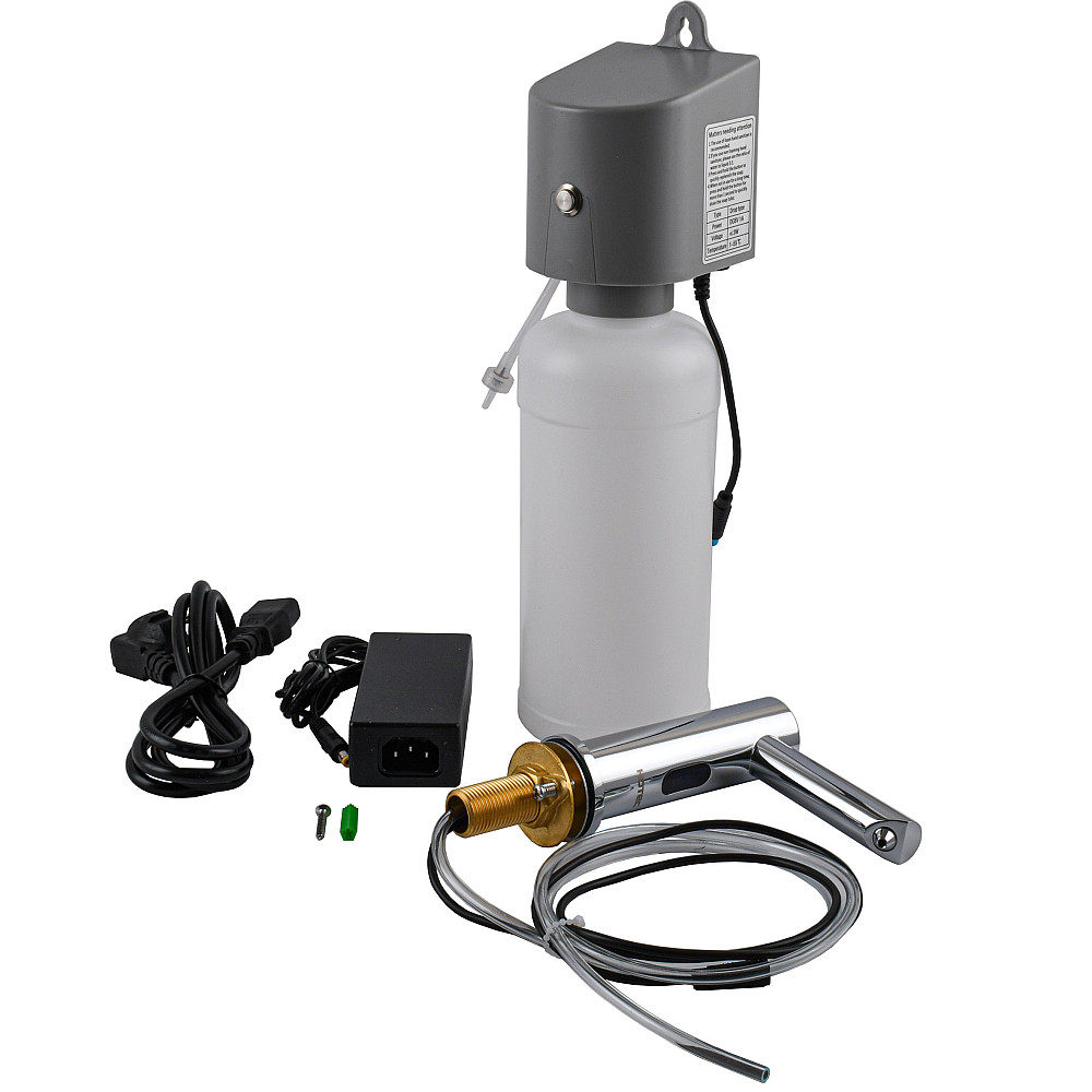 Дозатор рідкого мила сенсорний на умивальник HOTEC 13.515-DC/AC 220V/240V трансфор,,латунь,1000мл Тернополь - изображение 2