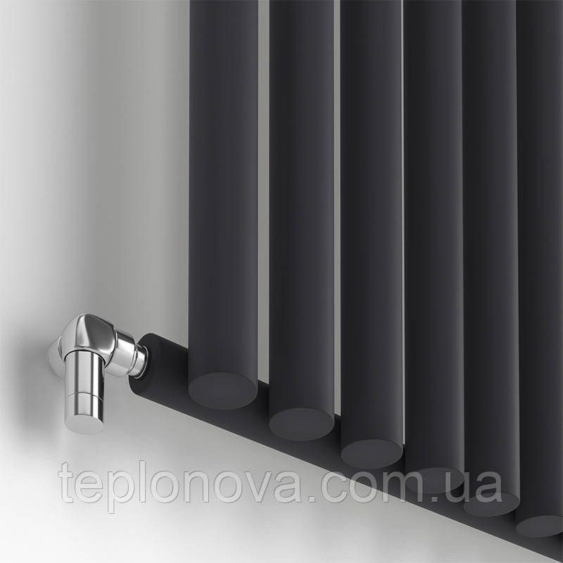 Дизайнерский радиатор 1800/531 (мм) черный мат IDEALE GLORIA  (универсальное подключение) 11 9/1800/531 Черновцы - изображение 4