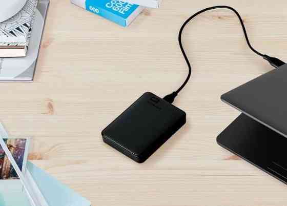 Зовнішній жорсткий диск 2.5" USB 5.0 TB WD Elements Portable Black (WDBU6Y0050BBK-WESN) ( Чорний ) Харків