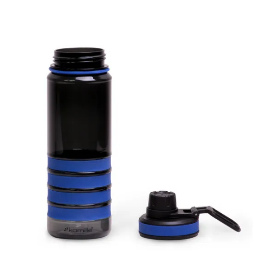 Пляшка спортивна 750мл трітан чорний/синій KAMILLE 2302 Житомир - фото 5
